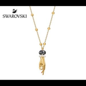 Swarovski - NEW gold necklace